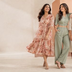 Sage Tiered Weekend Dress
